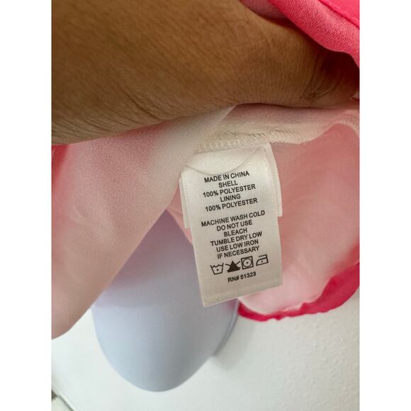 1.STATE Pink Tart Smocked Halter Top NWT Size Large - Picture 3 of 4